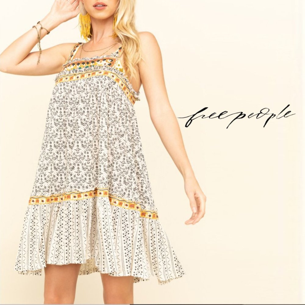 NWT Free People Boarderline Tank Dress